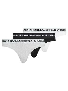 Трусики Karl Lagerfeld, цвет mottled grey/Black/White