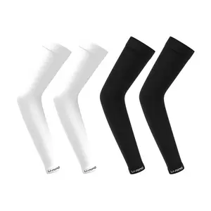 Набор нарукавников летний тонкий эластан unisex LINING, 308 Cooling Arm Sleeves 2 Pack[Black+White]