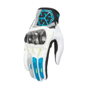 Защитные мотоциклетные перчатки SCOYCO MC122 для мужчин, белые, в подарочной упаковке