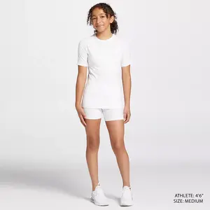 Компрессионная футболка DSG Youth с короткими рукавами, цвет Pure White