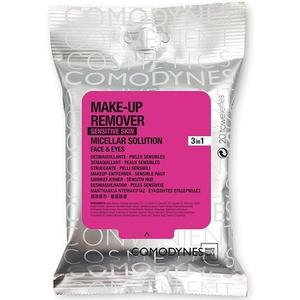 Мицеллярное очищающее средство для снятия макияжа, 20 салфеток для чувствительной кожи, Comodynes