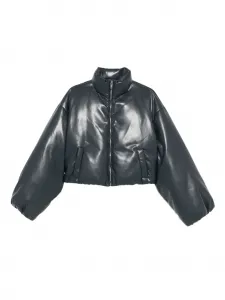 Пуховик на молнии Nanushka, синий