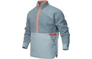 Бархатная куртка мужская светло-серая New Balance, серый