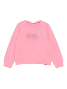 Толстовка, украшенная кристаллами LIU JO, розовый