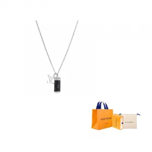 Ожерелье с подвесками Lv Monogram Eclipse LOUIS VUITTON