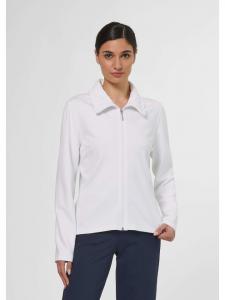 MADELEINE Домашняя куртка с кружевным воротником кремового цвета