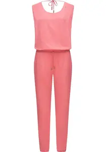 Комбинезон Ragwear "Noveel", шикарный, длинный женский комбинезон с завязками, коралловый