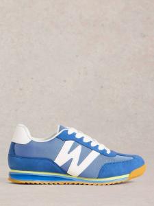 Кроссовки люси на шнуровке White Stuff, синий