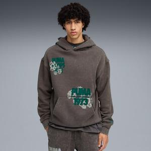 Баскетбольная толстовка с капюшоном Hoopacalypse Puma, серый