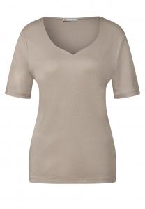 Рубашка STREET ONE, темно-бежевый