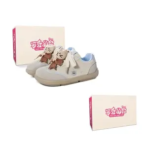 Lovely you Износостойкие и легкие женские лоу-топы для скейтбординга Beige Blue (A59 Kitten Bowknot), цвет Beige Blue (A59 Kitten Bowknot)