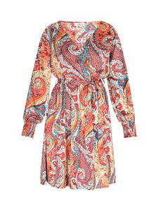 Длинное платье usha FESTIVAL, цвет orange mehrfarbig