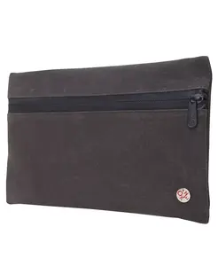 Дорожная косметичка Grand Central с вощеным покрытием Token, коричневый