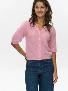 Вязаный кардиган NÜMPH NULANA, светло-розовый