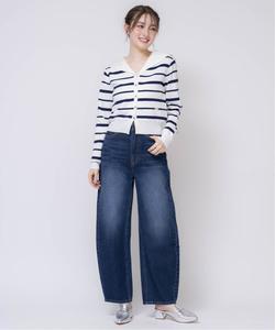 Джинсовые брюки изогнутого силуэта Noela, цвет Indigo