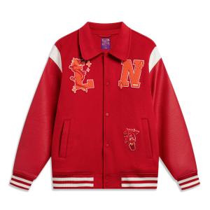 Li Ning Мужская куртка на подкладке, Красный