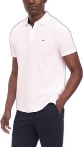 Мужская рубашка-поло Tommy Hilfiger с короткими рукавами, влагоотводящая, эластичная, быстросохнущая, с защитой от ультрафиолета, Light Pink