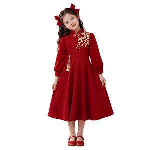 Платье для детей 3-7 лет PROTECTCAMEL, red