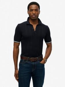 Футболка-поло с вязаной текстурой Superdry