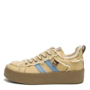 Амортизирующие износостойкие низкие кеды для скейтбординга Women's Far waves, желтый