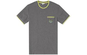 Классическая мужская футболка с головой тигра серого цвета Kenzo, серый