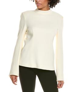 Однотонный и полосатый топ Ronit Solid & Striped, белый