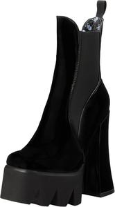 Женские современные ботильоны LAMODA, Black Patent