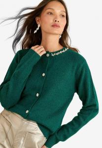 Кардиган Love & Roses Cardigan, Forest Green/Green