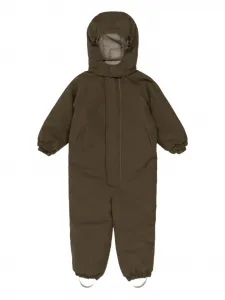 Комбинезон с капюшоном и кулиской Konges Sløjd, зеленый