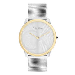Calvin Klein Часы Wrist Watch Quartz Movement Steel Strap 40mm Silver Dial Unisex, Silver