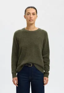 Джемпер lulu с воротником-стойкой Selected, Kalamata Melange