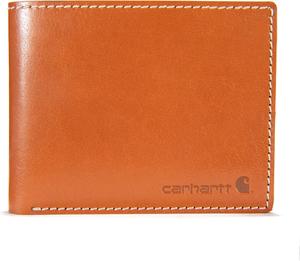 Carhartt мужской кошелек B0000210 Passcase, Buff Tanned Leather Rough Cut (Tan)