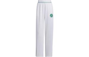 Трикотажные спортивные штаны женские белые Adidas