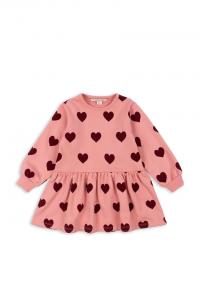 Детское платье LOU SWEAT DRESS OCS Konges Sløjd, розовый