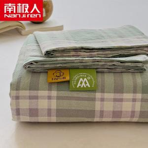 Antarctic Простыня с подушкой 160х230 см из 100% хлопка, утолщенная, цвет Green Green