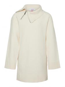 Свитер с высоким воротником обычного кроя Vero Moda Girl, экрю