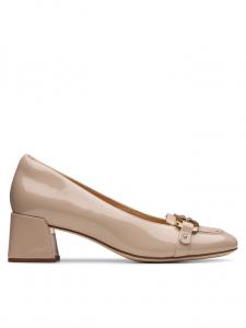 Туфли Nyta45 Court 26181319 Clarks, бежевый