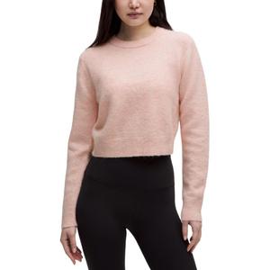 Свитер женский из смесовой альпаки Lululemon, розовый