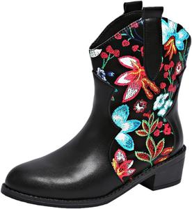 Ботинки на боковой молнии для женщин, ботильоны, короткие ботинки, отдельная обувь для девушек, повседневная обувь 9c Generic, Black