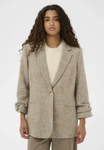 Короткое пальто слолея Soaked In Luxury, Fossil And White Twill