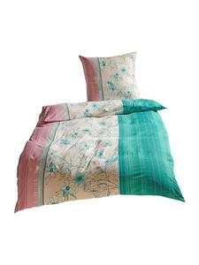 Постельное белье Traumschlaf Fiori grün, зеленый