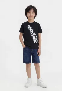 Футболка свободного кроя с принтом Dsquared2, Black