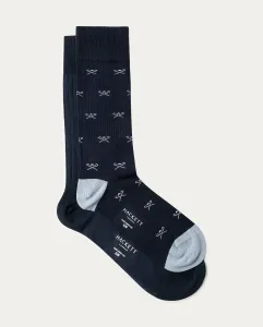 Набор из двух мужских носков с логотипом Icon Hackett, синий