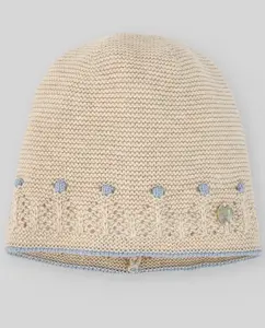 Кашемировая шапочка для малыша, коллекция Alegría PAZ Rodríguez, бежевый