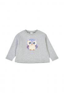 Толстовка Fred's World by Green Cotton Sweatshirt, Pale Greymarl/Grey