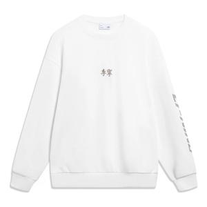 Спортивная толстовка Li-Ning Embroidered Logo Sweatshirt 'White' AWDT605-4, белый
