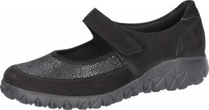 Балетки с ремешком WALDLÄUFER, черный