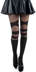 Колготки Pamela Mann V Strap Sheer Tights, черный
