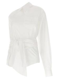 Рубашка на одно плечо Moschino, белый