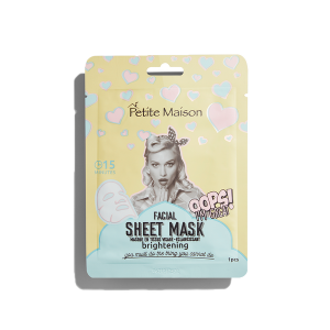 Осветляющая тканевая маска для лица, 25 мл Petite Maison Facial sheet mask brightening